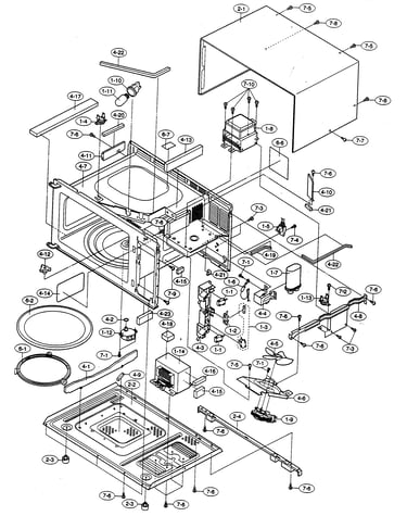 Oven/cabinet parts