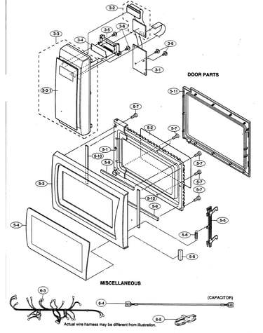 Control panel/door parts/miscellaneous
