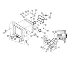 Sony KV-27FS100 cabinet parts diagram