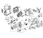 JVC GR-DVL210UM cabinet parts diagram