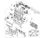Sharp CD-DD4500 cabinet parts diagram