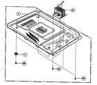 Panasonic NN-S732WL base plate parts diagram