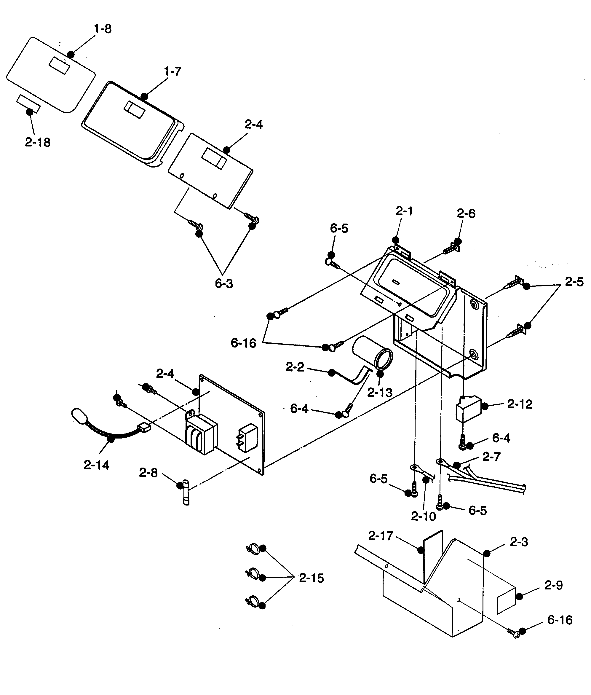Control box parts