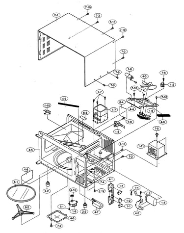 Oven/cabinet parts