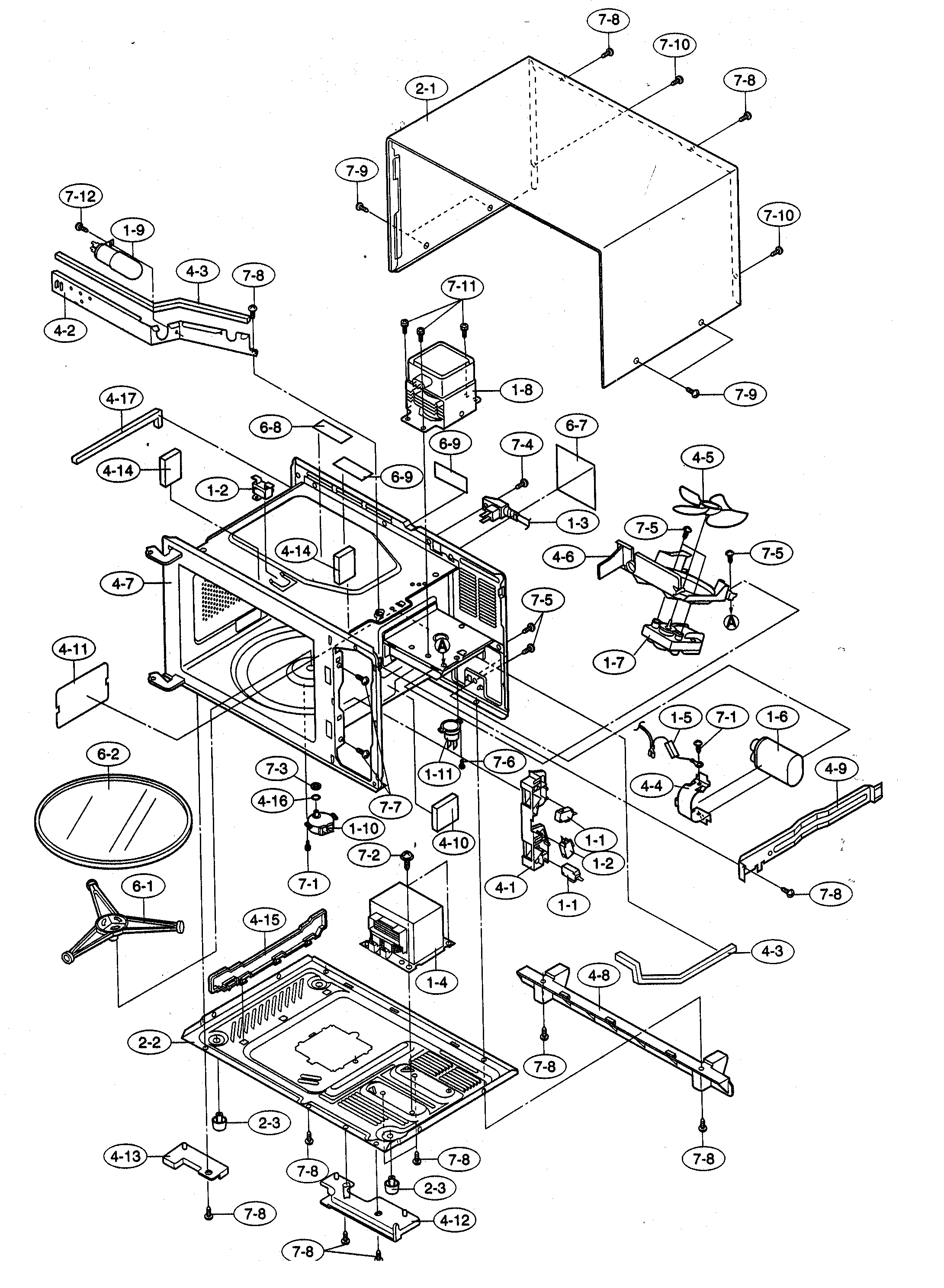 Oven/cabinet parts