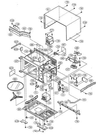 Oven/cabinet parts