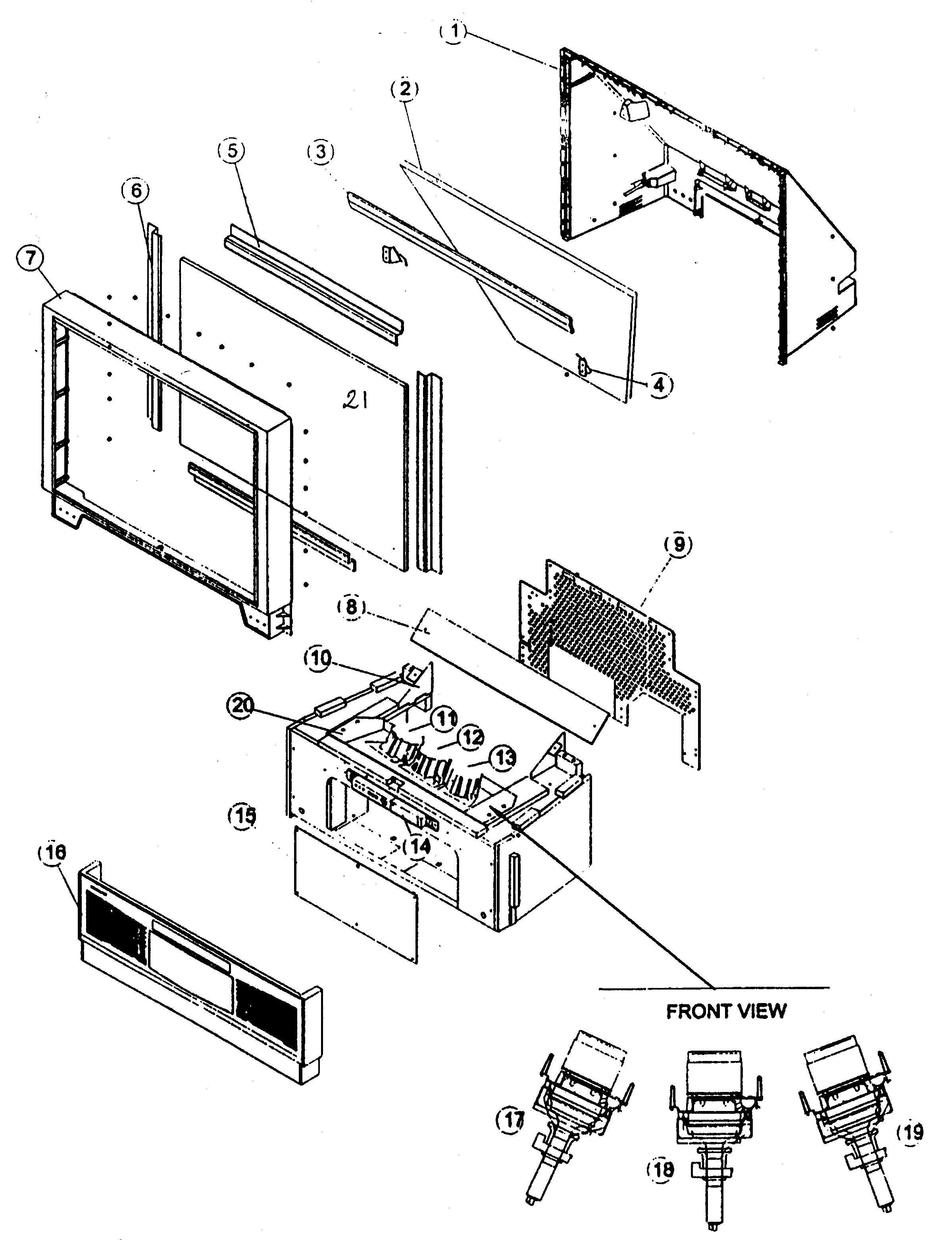Cabinet parts