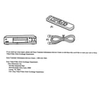 Sony SLV-N55 cabinet parts diagram