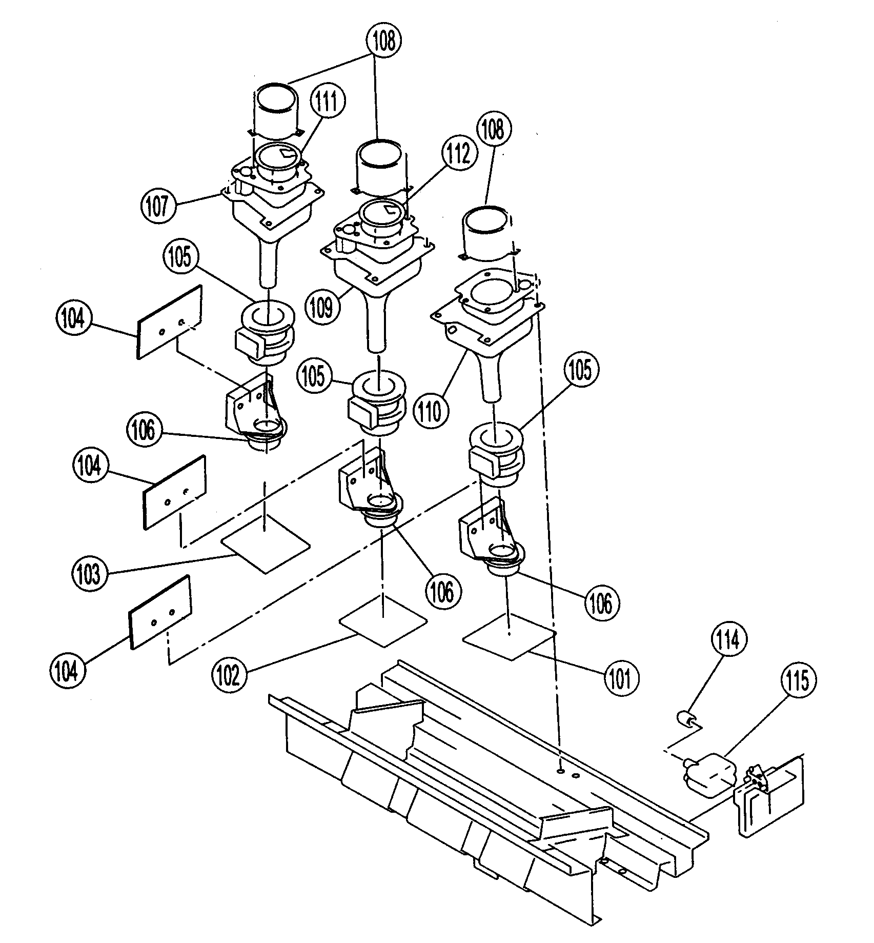 Crt assy