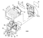 Sony KP-65WS500 cabinet parts diagram