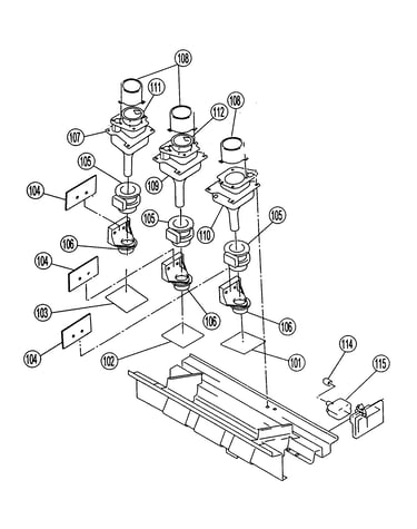 Crt assy