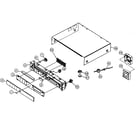 JVC TH-A5 cabinet parts diagram