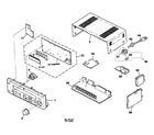 Sony STR-K740P cabinet parts diagram