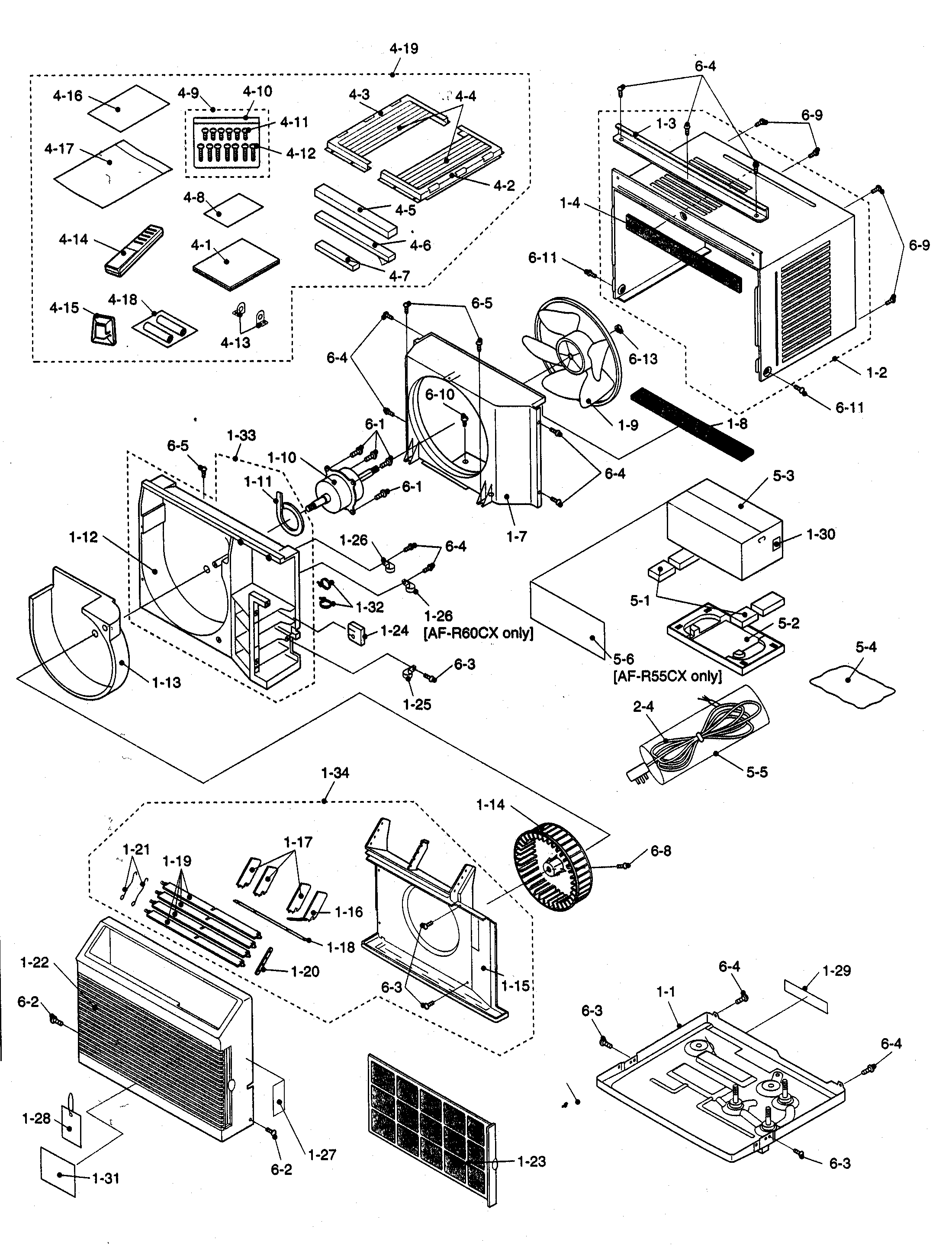 Cabinet parts