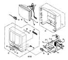Panasonic PV-20D22 cabinet parts diagram
