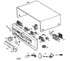 Panasonic SA-HT390P cabinet parts diagram