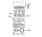 RCA RS1282 cabinet parts diagram