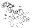 Bosch SHU5305UC/11 fascia panel diagram