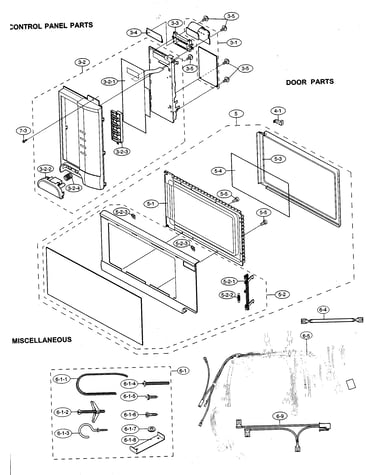 Control panel/door/miscellaneous