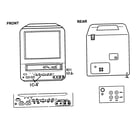 RCA T09085 cabinet parts diagram
