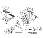 Panasonic SA-PM27P cabinet parts diagram