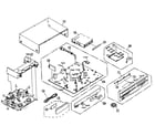 Panasonic PV-D4732S cabinet parts diagram