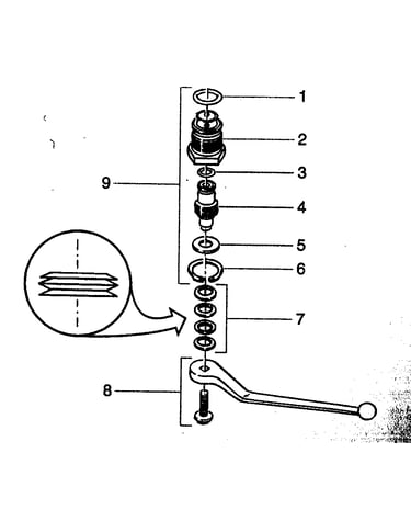 Prime/spray valve assy