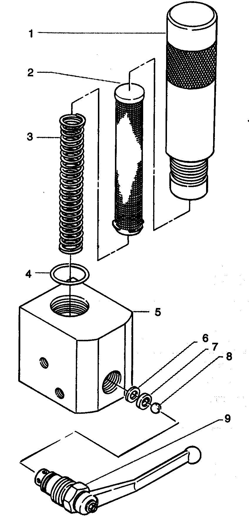 Filter/valve assy