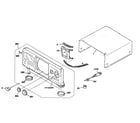 Sony CDP-CX355 cabinet parts diagram