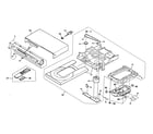 Sony DVP-NS415 cabinet parts diagram