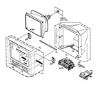 Toshiba MW20FM1 cabinet parts diagram