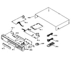 Toshiba SD-4700 cabinet parts diagram