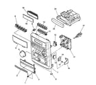 Aiwa XR-EM50 cabinet parts diagram