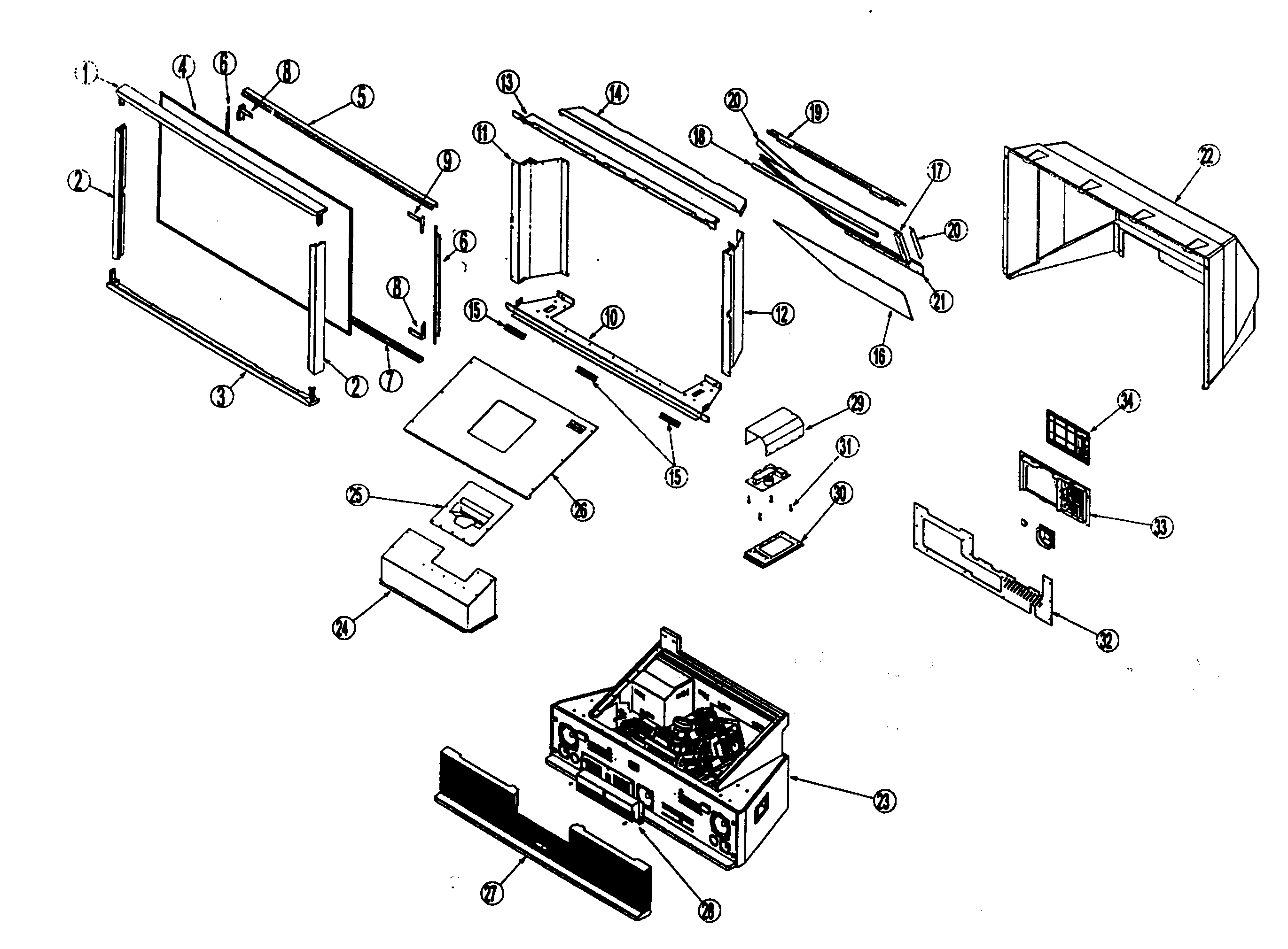 CABINET PARTS