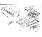 Sony DVP-NS700P cabinet parts diagram