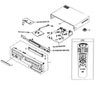 Go Video DVR5000 cabinet parts diagram