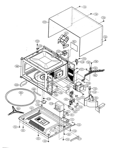 Oven cabinet parts