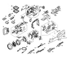 JVC GR-DV3000U cabinet parts diagram