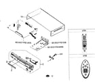 Samsung DVD-S321 cabinet parts diagram