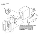 Sony SA-WMS335 front speaker diagram