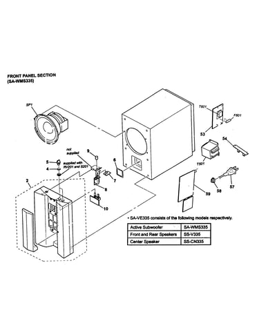 Front speaker