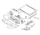 Harman Kardon AVR220 cabinet parts diagram