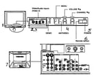 Toshiba 36HF12 cabinet parts diagram