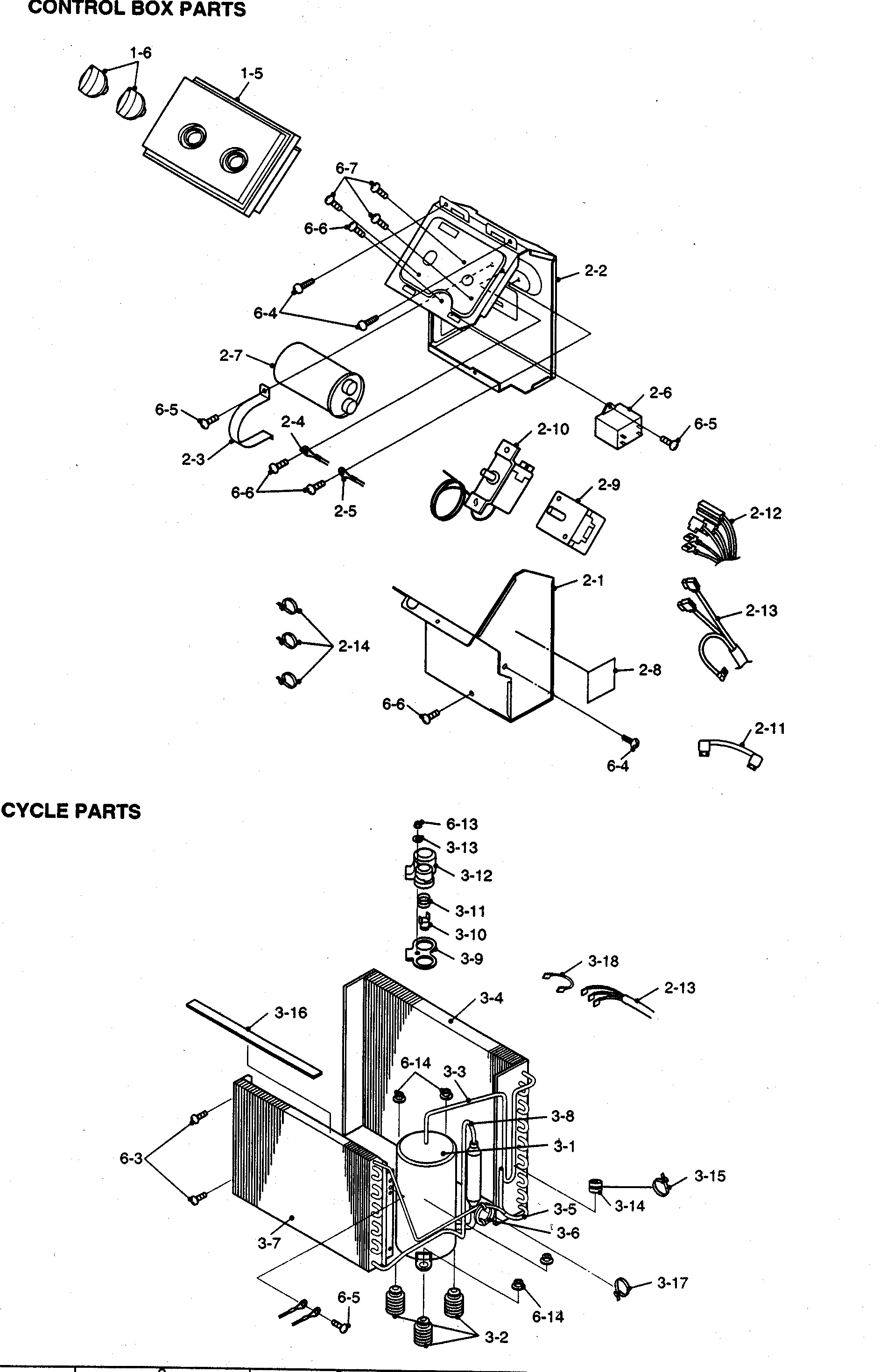 Control box parts/cycle parts