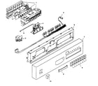Bosch SHU6805UC/11 fascia panel diagram