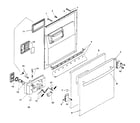 Bosch SHU9922UC/12 door assy diagram