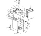 Kenmore 56491509990 cabinet parts diagram