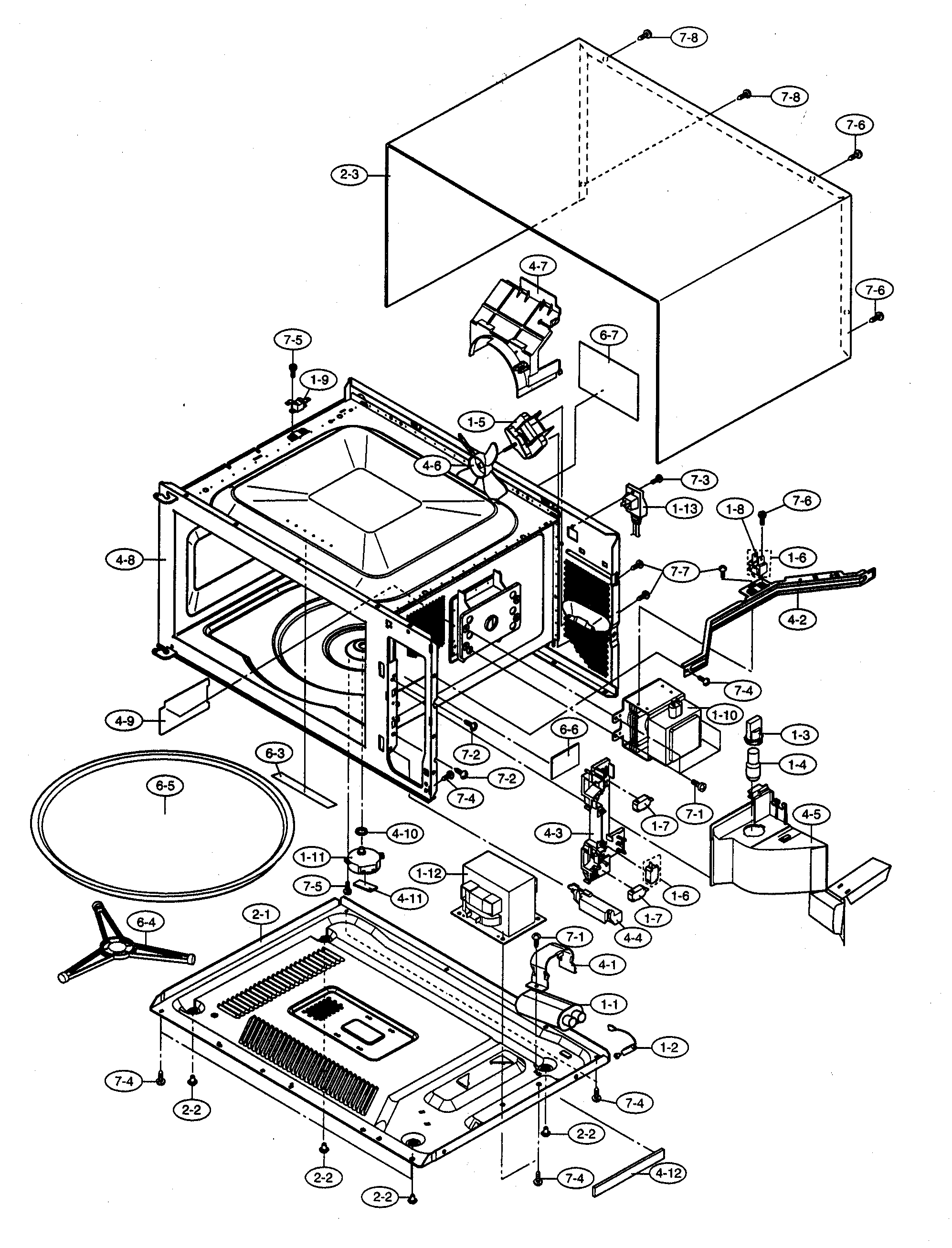 Oven/cabinet parts