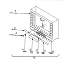 Panasonic CT-36HX41UE cabinet parts diagram