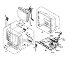 Panasonic PV-DM2092 cabinet parts diagram